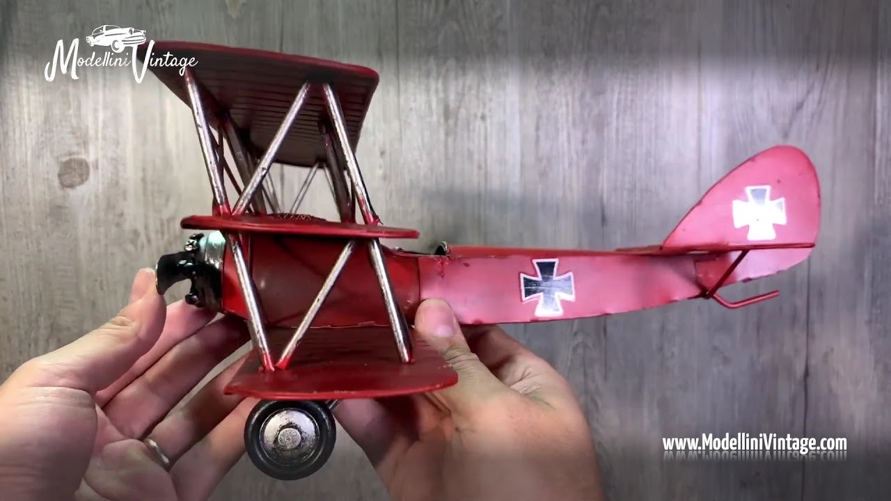 Modellino Aereo Vintage In Metallo - Collezione Scala 1:54 16cm - Foto 14