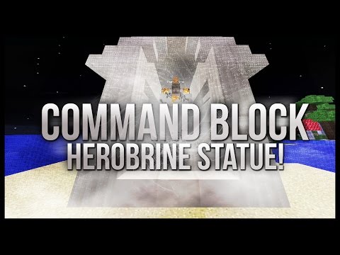 Minecraft Tutorial: One Command Creation EP: 1 | HEROBRINE STATUE