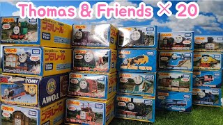 (NO.160) Thomas & Friends Plarail × 20 きかんしゃトーマス プラレール × 20 video for children