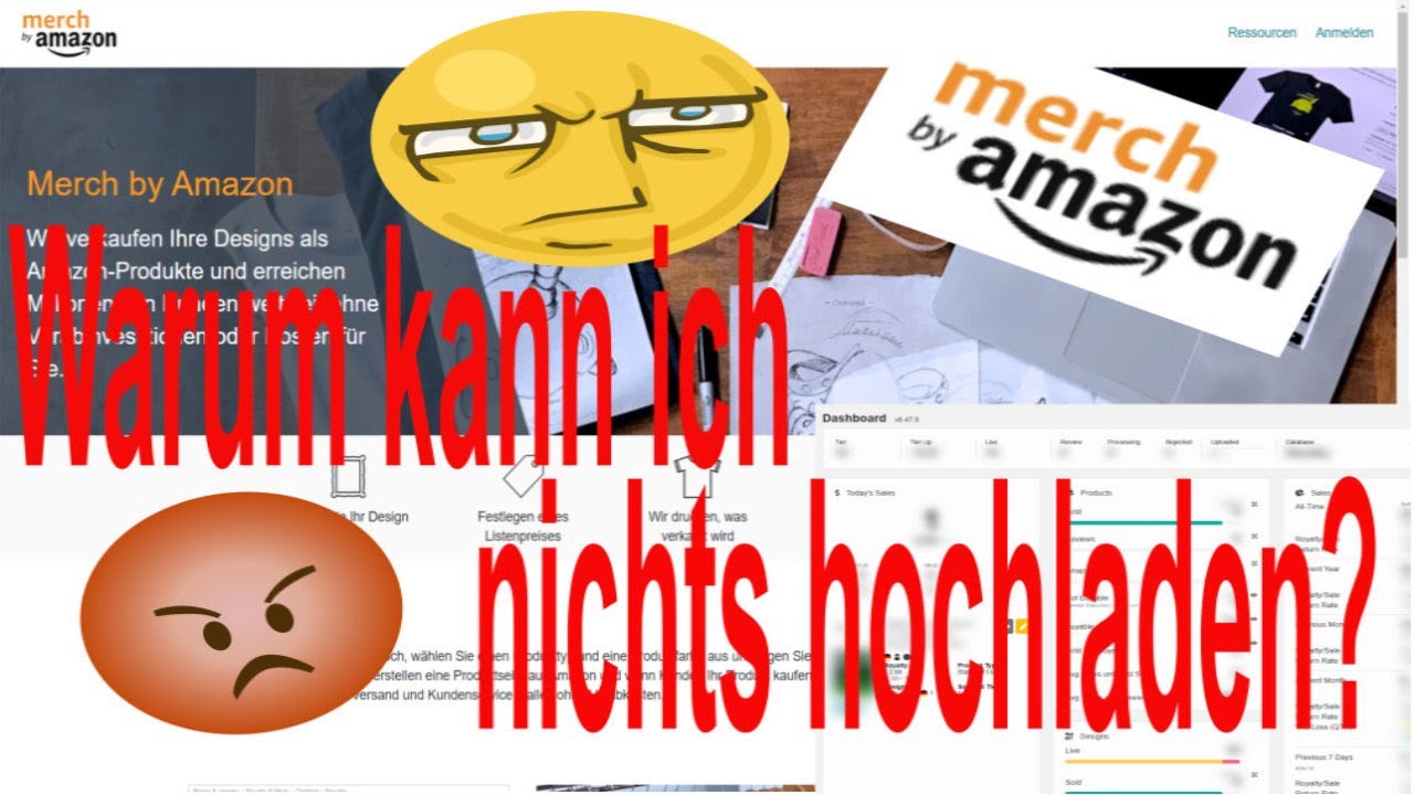 Merch By Amazon Ohne Gewerbe Warum Kannst Du Keine Produkte Bei Merch By Amazon Hochladen? | T-Shirt