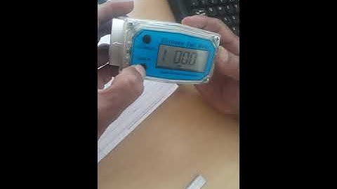 Adjusting K Factor in Electronic Turbine Flow Meter