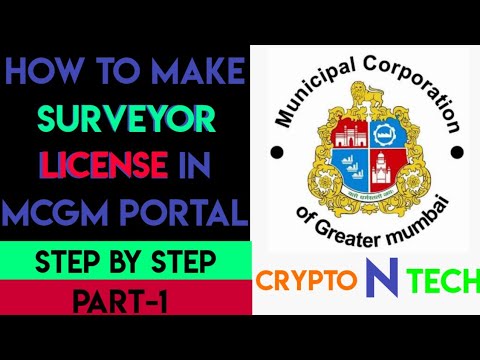 How to Make Surveyor License in MCGM Portal Step by Step in Hindi || Part-1 || @Crypto N Tech