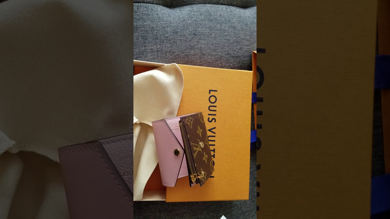 Unboxing Brand New Louis Vuitton Zoe versus Victorine wallet - YouTube