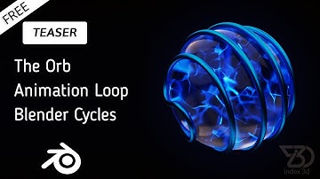 the orb looping animation | tutorial teaser | blender cycles