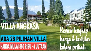 VILLA MURAH MUAT BANYAK 20 ORANG | VILLA ANGKASA CISARUA PUNCAK TERBARU | HARGA MULAI DIBAWAH 1 JUTA