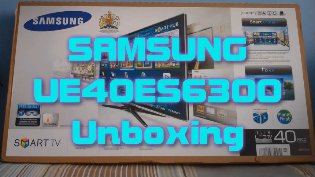 Unboxing Samsung 40 Inch LCD 3D TV