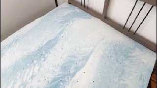 Marsail 3 inch Queen Memory Foam Mattress Topper, Cooling Gel Infused Bed Topper Review