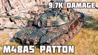 M48A5 Patton Wot 4Kills, 9,7K Damage