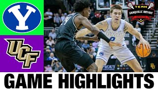 #20 BYU vs UCF Highlights | NCAA Men's Basketball | 2024 College Basketball