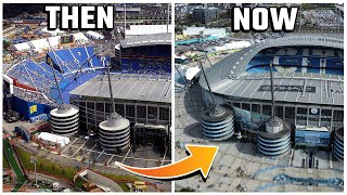 Famous Stadiums then and now