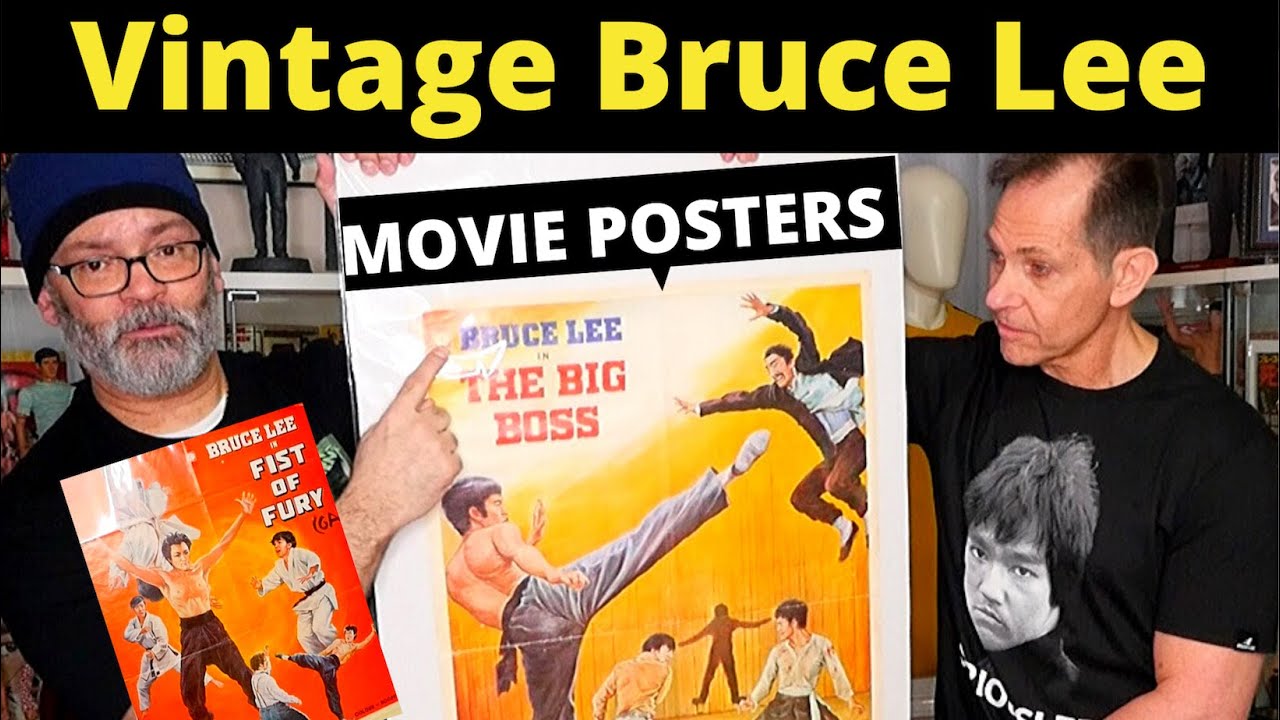 RARE VINTAGE BRUCE LEE MOVIE POSTERS! Must see!!! - YouTube