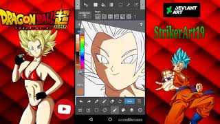 Dibujando a Caulifla Sexy Chica (Dragon Ball Super) | Drawing Caulifla Hot