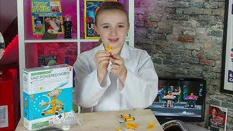 Sierra B. Does Science For Kids - Salt Powered Robot!