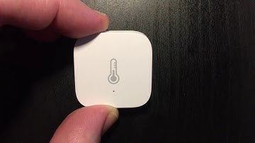 Pairing the Xiaomi Aqara Temperature / Humidity Sensor