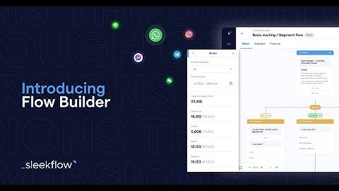 Flow Builder for omnichannel chatbot, sales and marketing automation | SleekFlow