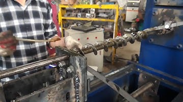 Máy gia công vít tải nhỏ liền thanh từ phi 30-150 : LH 0988270992(zalo)