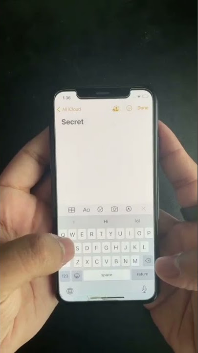 Download lagu How to send secret messages on iPhone! #shorts