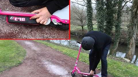 Razor Electric scooter E90 start up guide