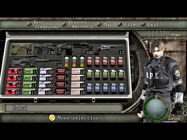 Resident Evil 4 (Console) - Forums - How should your inventory look when  running NG+? - Speedrun