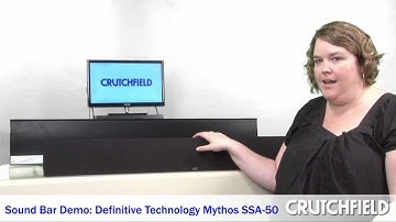 Definitive Technology Mythos SSA-50 Home Theater Sound Bar | Crutchfield Video