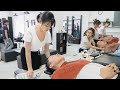Personality girl, relaxing massage mask, face wash, neck massage