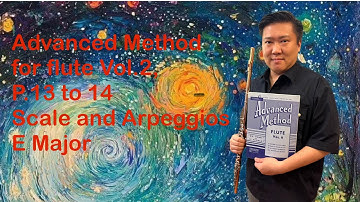 Advanced Method for flute Vol.2, P.13 to 14, E Major, 76 with Metronome by So Ka Hing Mario 蘇家慶