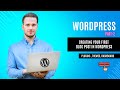 How to Create a Simple Blog Post in WordPress | Plugins and Themes | PART -2 | MK Commune