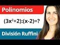 Regla de Ruffini para División de Polinomios - Operaciones con Polinomios #4