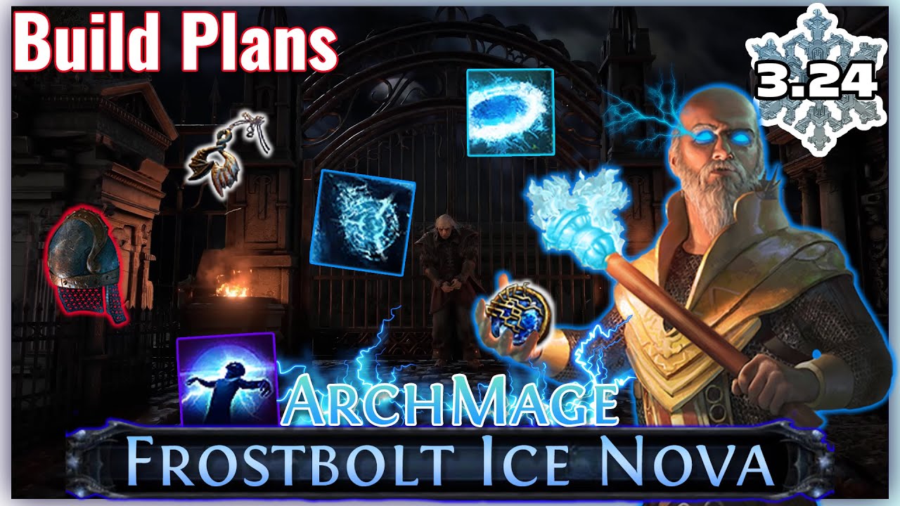 Ready go to ... https://www.youtube.com/watch?v=t8ywhHHT5dE [ Goratha's Frostbolt Icenova Archmage Hierophant 3.24 Necropolis league start plans!]