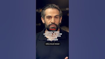 Israeli video appears to show Hamas staging hostage discovery