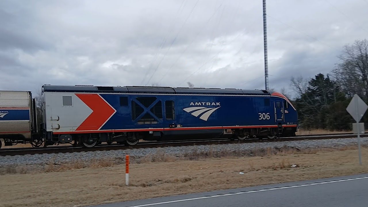 Amtrak 90 Rolls Through Sellers SC On The CSX A Line With AMTK 306 Leading 
