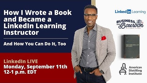 How I wrote a book and became a LinkedIn Learning Instructor