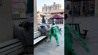 Fighting Is Fun, Yixing Super Fun Amut Park, Yixing Childrens Park, Yixing Baby Walking