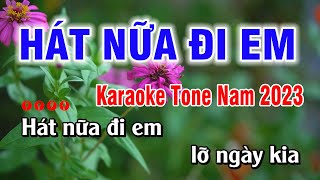 Video voorbeeld van "Hát Nữa Đi Em Karaoke Tone Nam Dễ Hát Nhạc Sống | Phương Thảo"