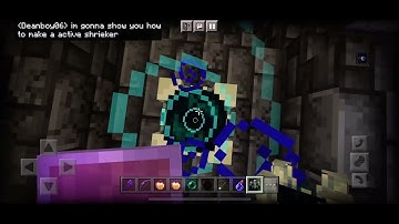 How to make an active sculk shrieker