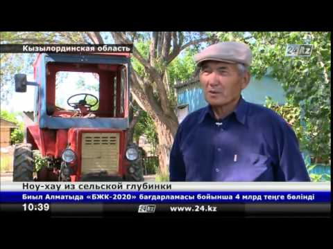 На юге Казахстана изобретатель сделал полезный тюнинг трактора