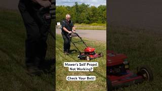 Mower’s Self Propelled Not Working? Check Your Belt!