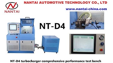 NANTAI NT D4 turbocharger comprehensive performance test bench can test turbo quality & performance