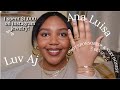 *huge* Ana Luisa & Luv AJ jewelry unboxing | instagram jewelry! + try on & review!