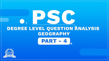 Changing pattern in Degree level PSC | Geography Question Analysis - Part 4 | Degree level CPT