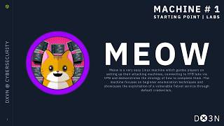 HackTheBox MEOW Walkthrough in Urdu/Hindi | HTB Starting Point Machine Breakdown