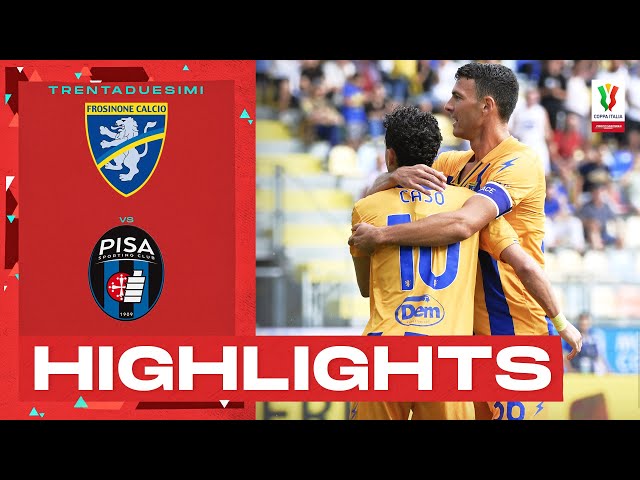 Frosinone-Pisa 1-0 | Passano i Ciociari: Gol & Highlights | Coppa Italia Frecciarossa 2023/24