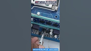 Mosfet identify in motherboard| Mosfet Motherboard #shorts #mosfet #identificación