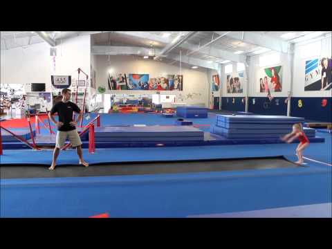 PG Track Round Off Back Handspring Back Tuck Spotted) Drill