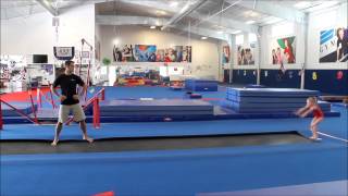 PG Track Round Off Back Handspring Back Tuck Spotted) Drill