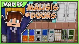 MALISISDOORS MOD | NUEVAS PUERTAS Y ESCOTILLAS PARA MINECRAFT - REVIEW - 1.12.2 - 1.7.2