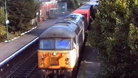 Non-Stop Container Trains on the Felixstowe Branch : Freight at Trimley Junction