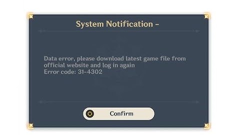 error 31-4302 FIX Genshin impact V2.0 WORK 1000000000%