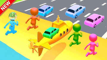 Shape Shifting 🏃🚗🚲🛵🚁 🛶🛥️ 🚂  All Levels New Update GamePlay Walkthrough Android,Ios (Level 108-109)