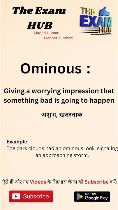 Ominous Meaning In Hindi Ominous Ka Matlab Kya Hota Hai Synonyms ominous-meaning-in-hindi-ominous-ka-matlab-kya-hota-hai-synonyms
